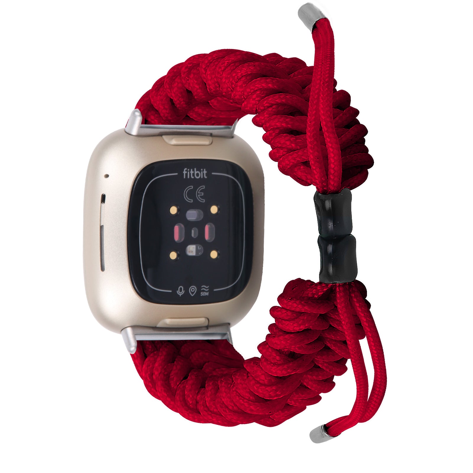 For Fitbit Versa 4 Sense 2 Smart Watch Band Adjustable Braided Wrist Strap For Fitbit Versa 4 Sense 2 Smart Watch Band Adjustable Braided Wrist Strap